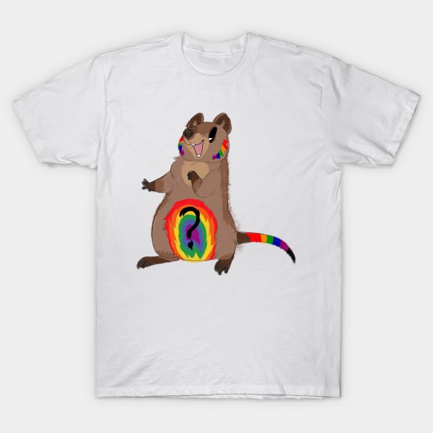 Questioning Quokka! T-Shirt by pigdragon